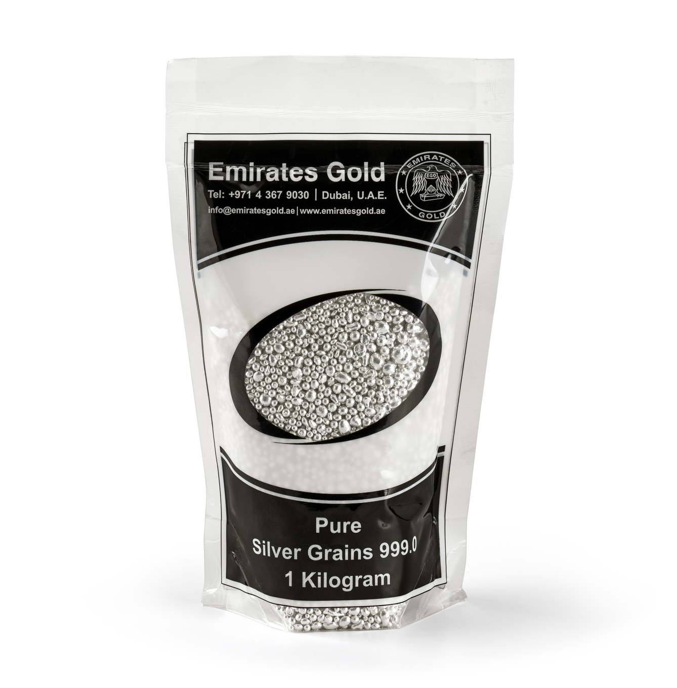 Fine Silver Grains – 1 KG – 999.0 Purity – Emirates Gold